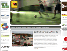 Tablet Screenshot of centrosportivolavalletta.it